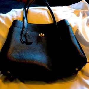Coach leather tote